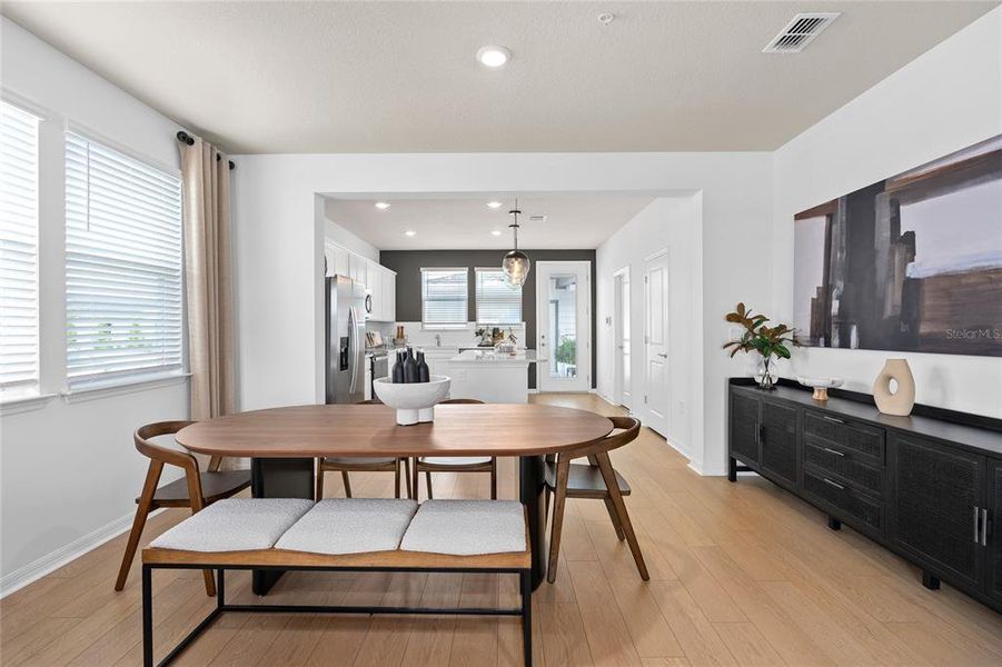 Furnished interior view inside a new home in Parkside Trails, Clermont (Image 14).