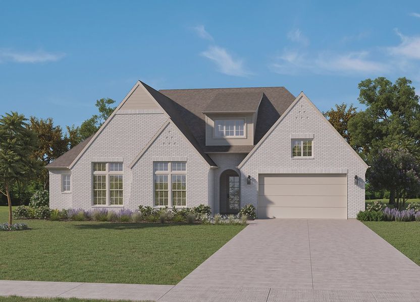 Representative exterior photo of a completed home built from the The Addison by Homebound in Park Place, Prosper, TX (Image 12).