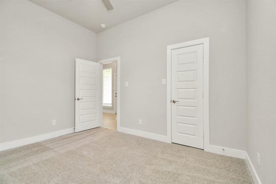 Generously sized secondary bedrooms, complete with spacious closets and soft, inviting carpeting. Enjoy abundant natural light streaming in through the large windows, complemented by privacy blinds for your personal sanctuary.