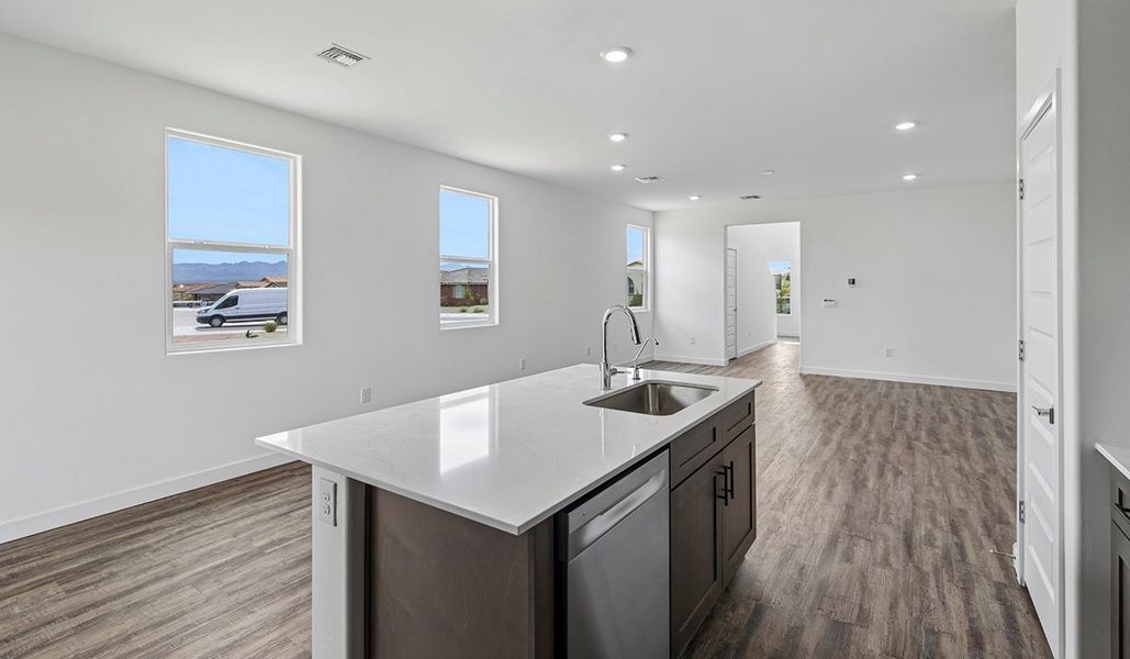 Furnished interior view inside a new home in The Oasis at Rocking K, Vail (Image 7).