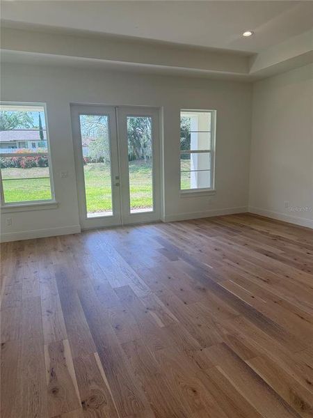 Master Bedroom with french doors to lanai