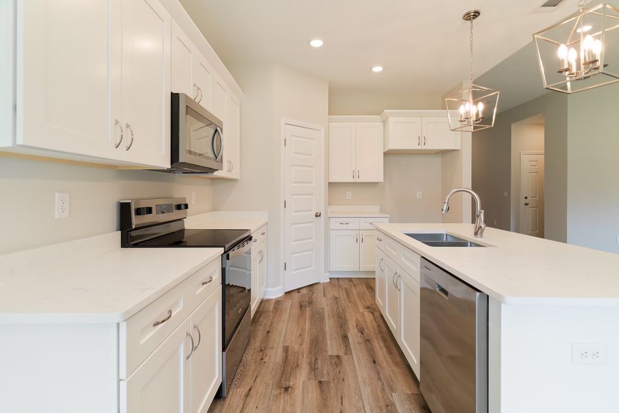 Representative furnished interior of a home built from the Maybell III by CJL Homes in Barton's Bend, Crestview (Image 9).