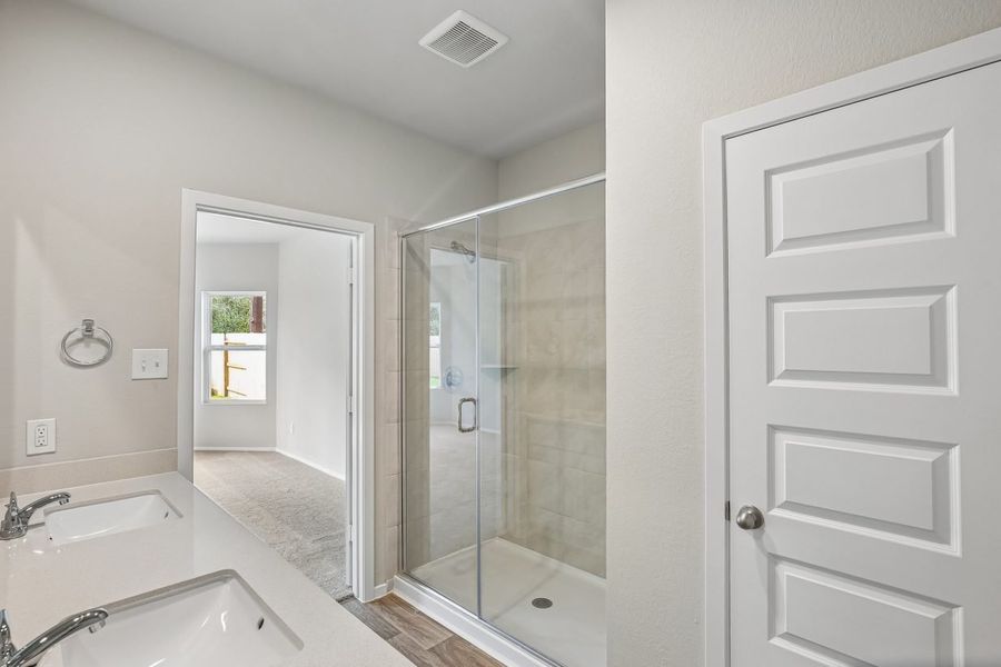 Furnished interior view inside a new home in Sorella, Tomball (Image 10). Furnished interior view inside a new home in Sorella, Tomball (Image 10).