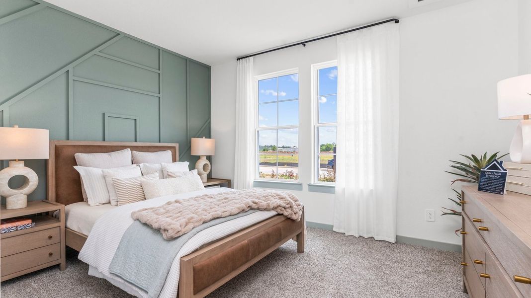 Furnished interior view inside a new home in Lago Mar, Texas City (Image 11).