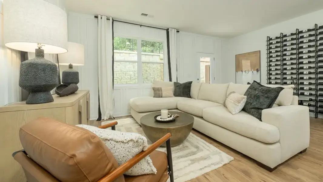 Furnished interior view inside a new home in Towns at Monroe, Atlanta (Image 7).