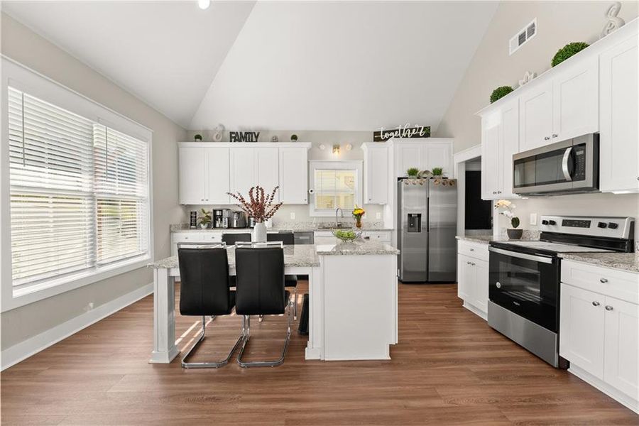 Furnished interior view inside a new home in , Cleveland (Image 17).