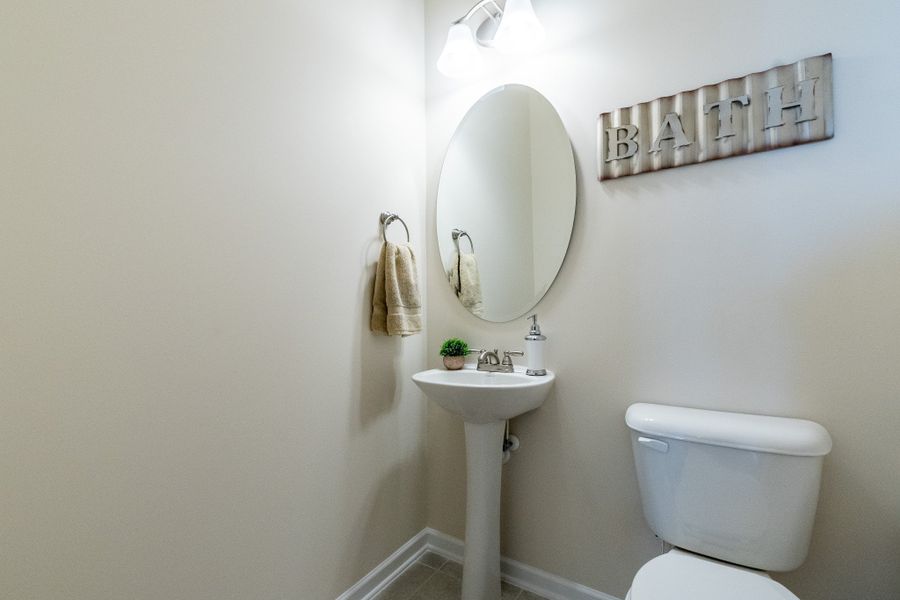 Furnished interior view inside a new home in The Oaks, Clarksville (Image 9).