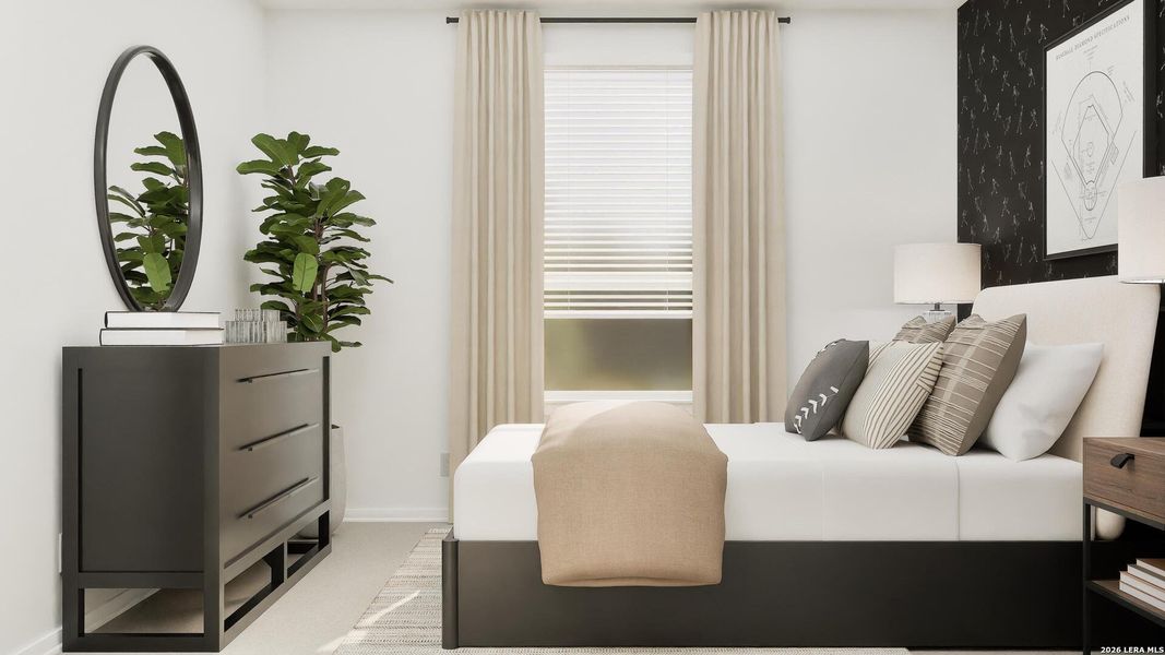Furnished interior view inside a new home in Northlake, San Antonio (Image 26).