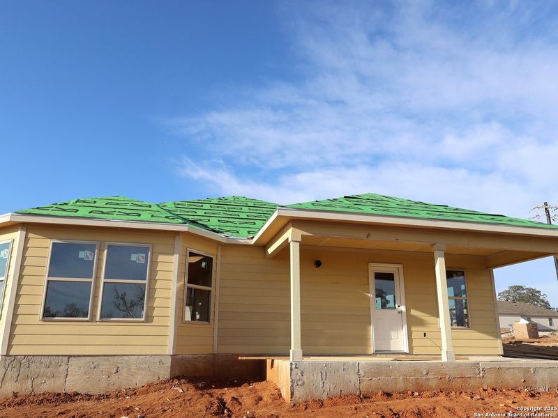 In-progress construction of a new home in Chaparral Ranch, Floresville, TX (Image 25). In-progress construction of a new home in Chaparral Ranch, Floresville, TX (Image 25).