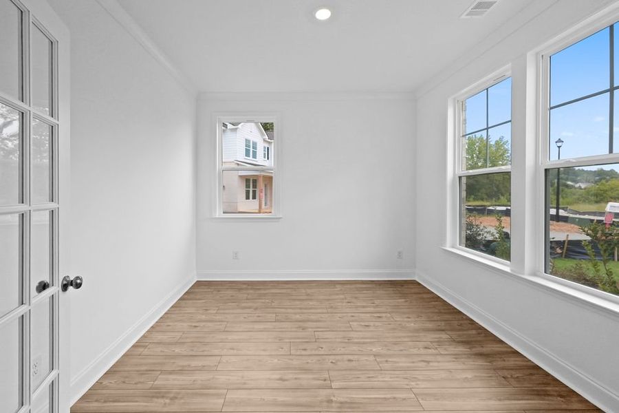 Representative unfurnished interior of a home built from the Lawrence by Taylor Morrison in Watson Park, Snellville (Image 13).