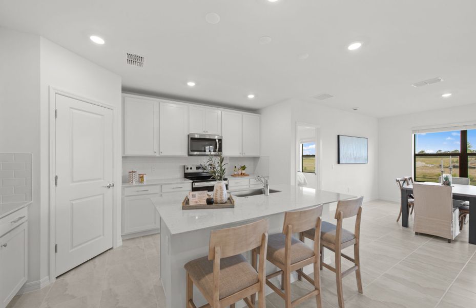 Representative furnished interior of a home built from the Chapman by Centex in Whispering Lakes, Lehigh Acres (Image 18).