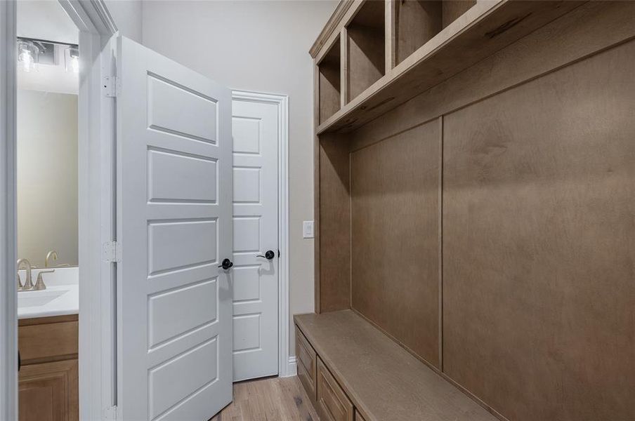 Furnished interior view inside a new home in Estates at Baker Park, Sherman (Image 6).