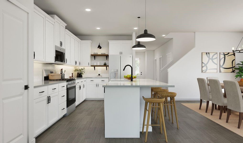 Lovely kitchen (*Artist rendering used for illustration purposes only.)