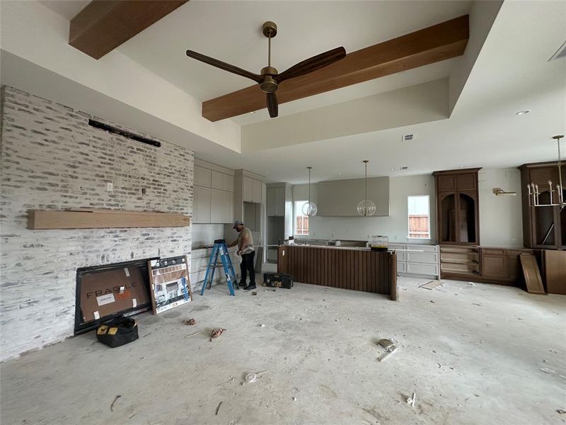 In-progress construction of a new home in , Grapevine, TX (Image 8).