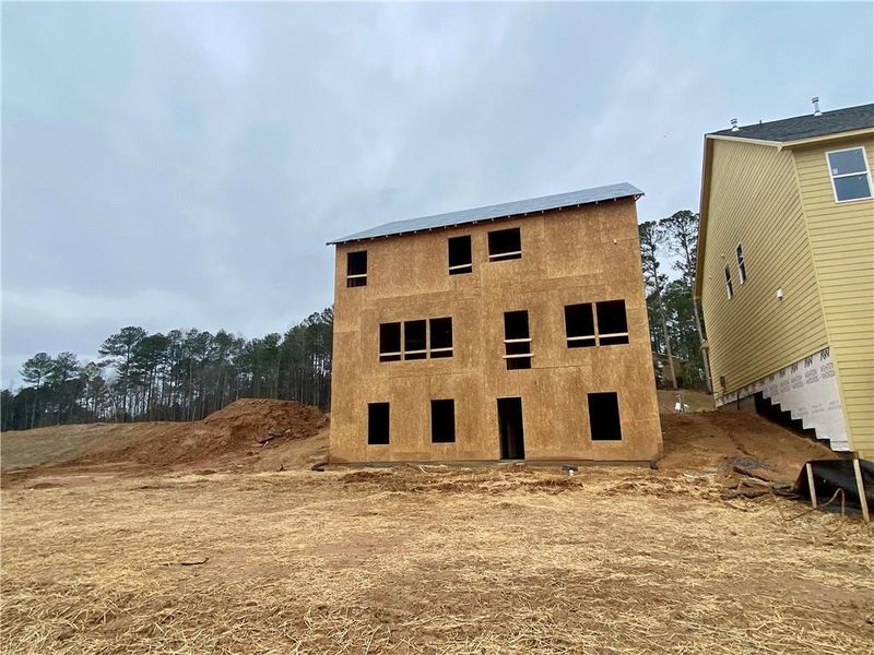 In-progress construction of a new home in Arbors at Richland Creek, Buford, GA (Image 40). In-progress construction of a new home in Arbors at Richland Creek, Buford, GA (Image 40).