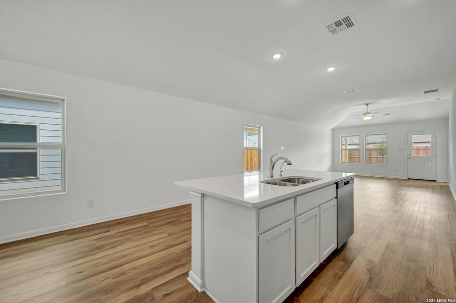 Furnished interior view inside a new home in Winding Brook, San Antonio (Image 8).