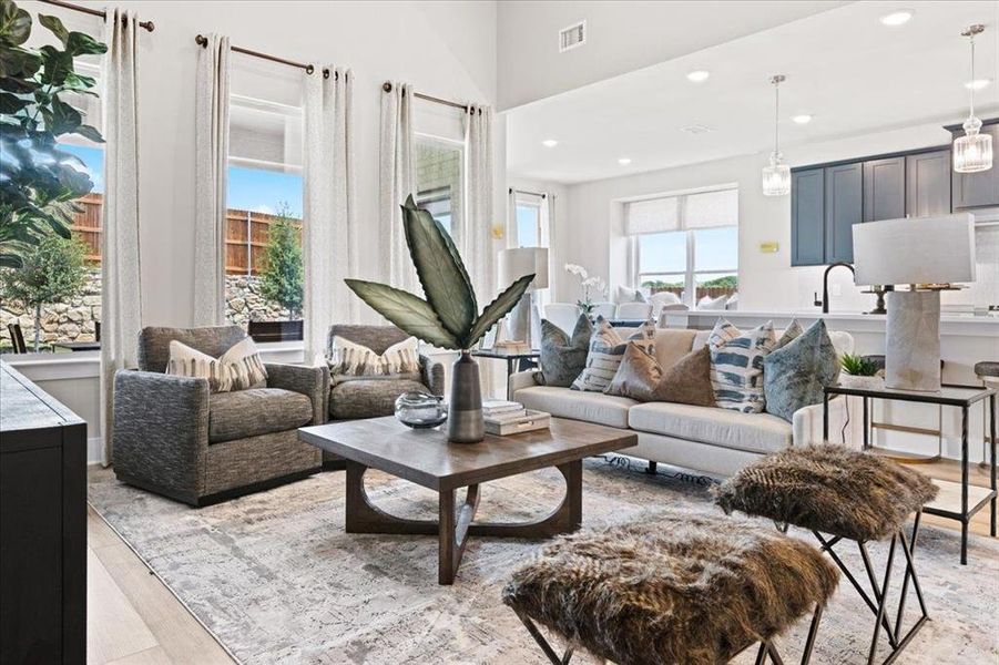 Furnished interior view inside a new home in , Providence Village (Image 10).