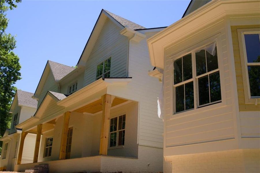 Exterior details and patio area of a home in , Roswell (Image 18). Exterior details and patio area of a home in , Roswell (Image 18).