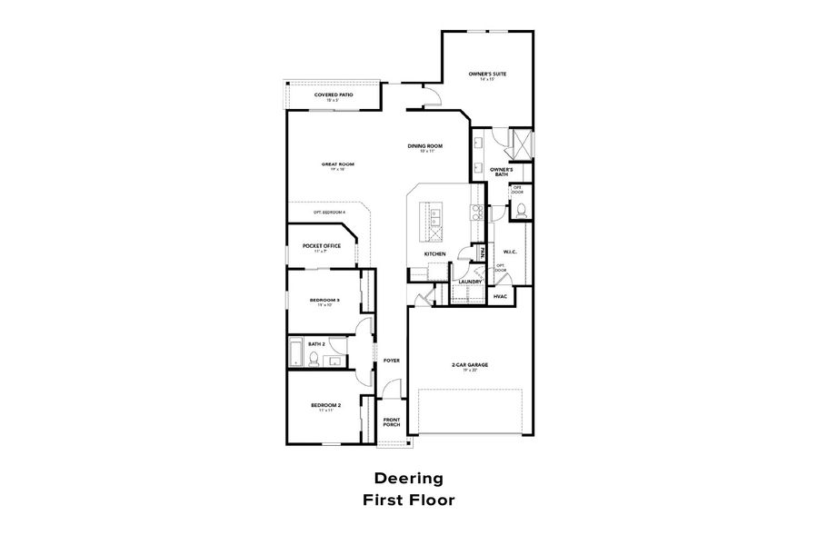 2D floor plan layout of this home in Palm Coast, Palm Coast, FL (Image 4).