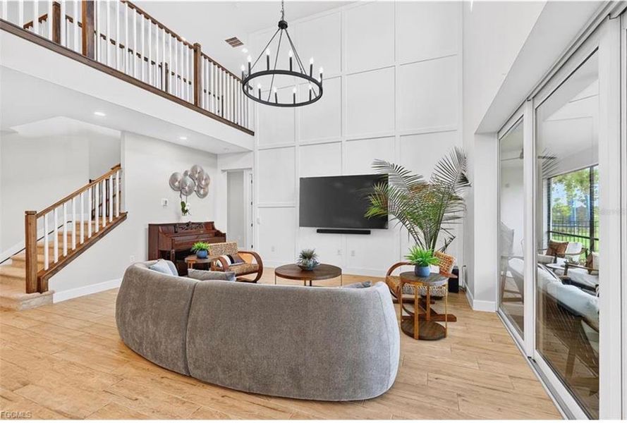 Furnished interior view inside a new home in , Punta Gorda (Image 11).