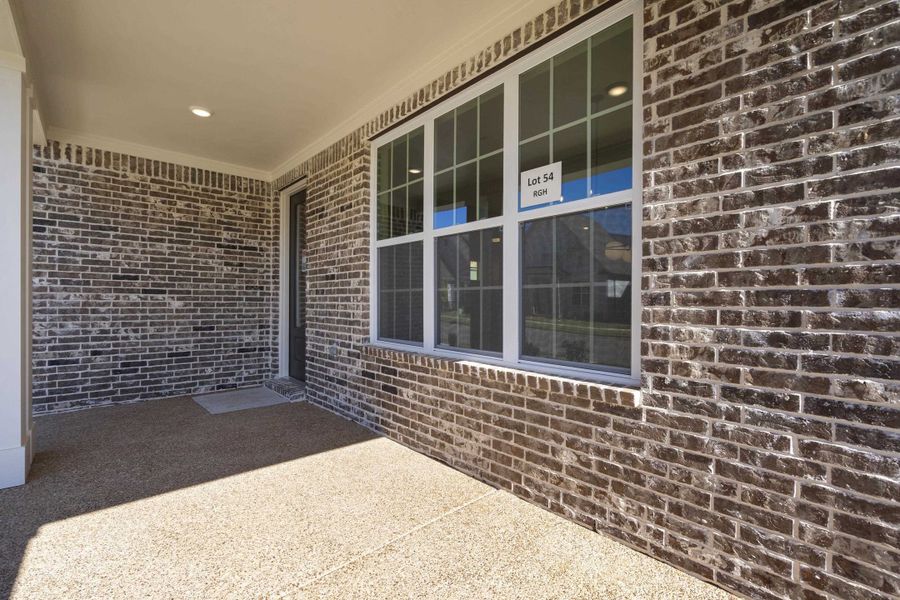 Exterior details and patio area of a home in Lockwood, Collierville (Image 3). Exterior details and patio area of a home in Lockwood, Collierville (Image 3).