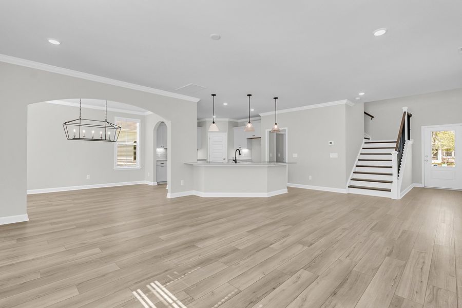 Spacious, unfurnished interior of a new home in Six Oaks, Summerville (Image 24). Spacious, unfurnished interior of a new home in Six Oaks, Summerville (Image 24).