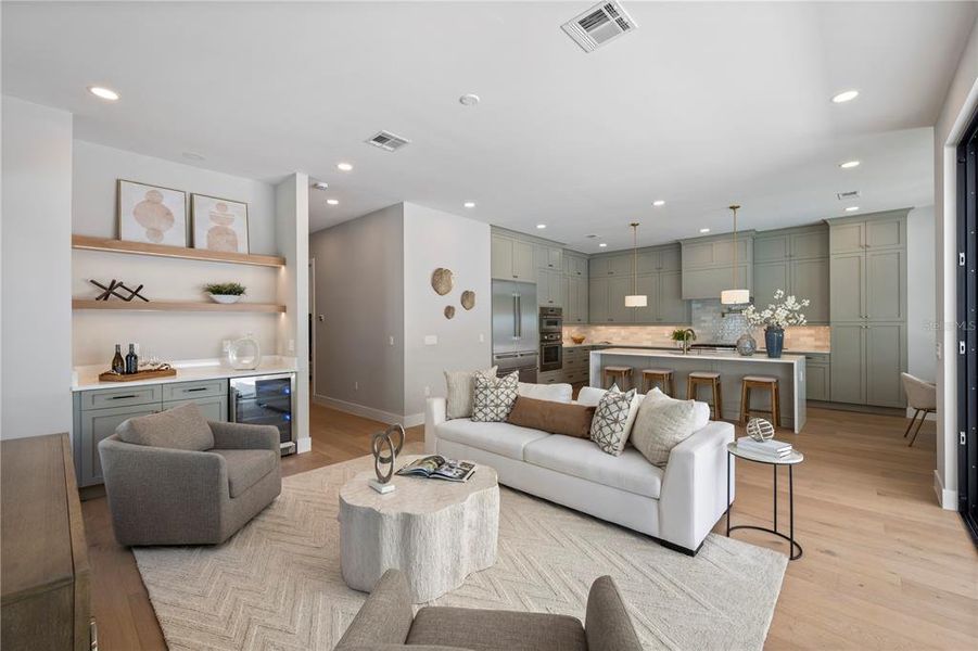 Furnished interior view inside a new home in , Winter Park (Image 14).