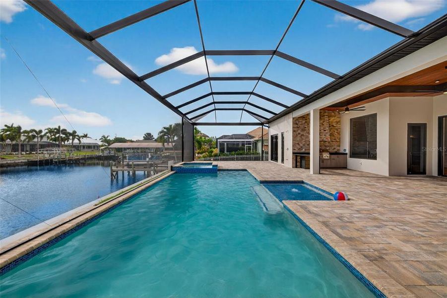 Exterior details and patio area of a home in , Cape Coral (Image 31). Exterior details and patio area of a home in , Cape Coral (Image 31).