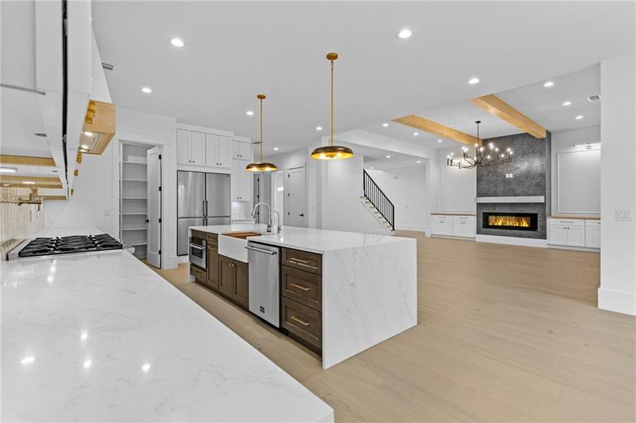 Furnished interior view inside a new home in , Dacula (Image 14).