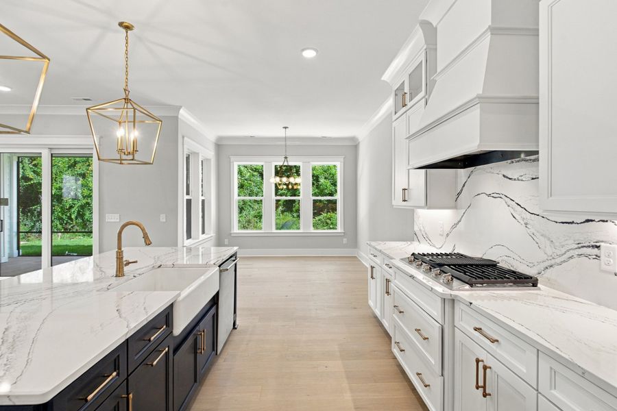Representative furnished interior of a home built from the The Emerson by RobuckHomes in Stonehenge, Raleigh (Image 129).
