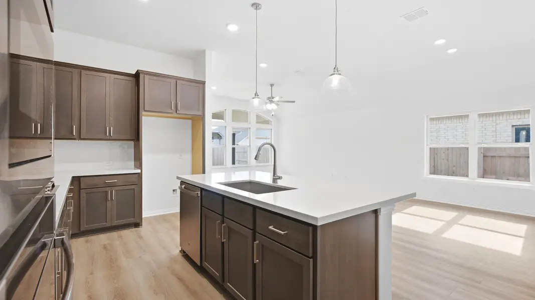 Furnished interior view inside a new home in Sunfield, Buda (Image 19).