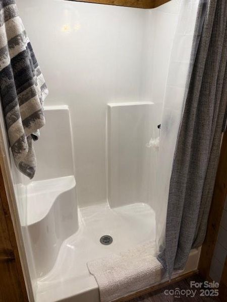 Primary bath with full size shower