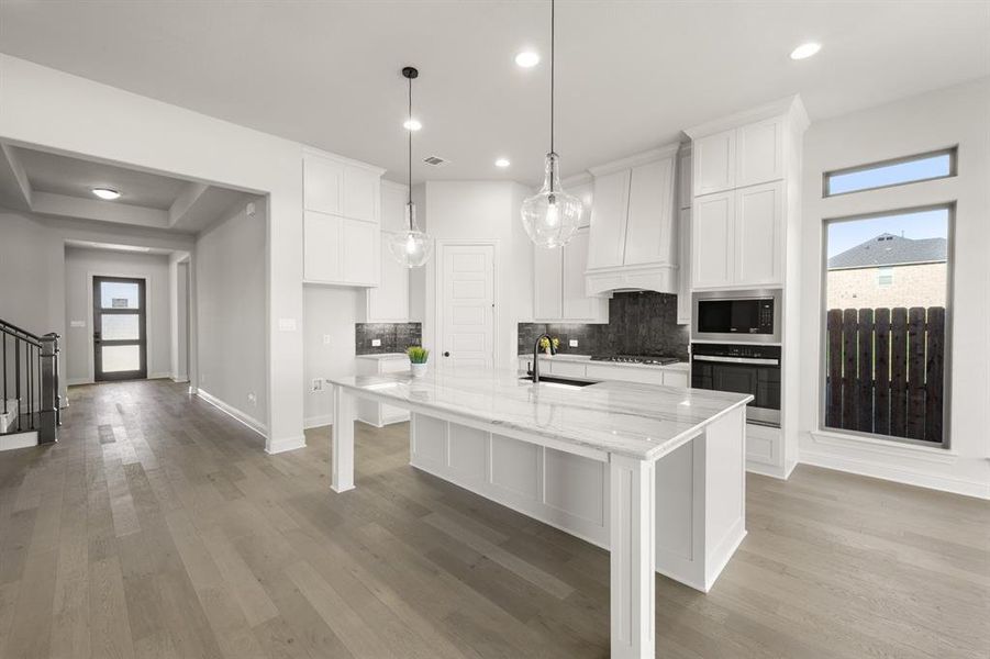 Furnished interior view inside a new home in Somerset - Phase 5, Mansfield (Image 8). Furnished interior view inside a new home in Somerset - Phase 5, Mansfield (Image 8).