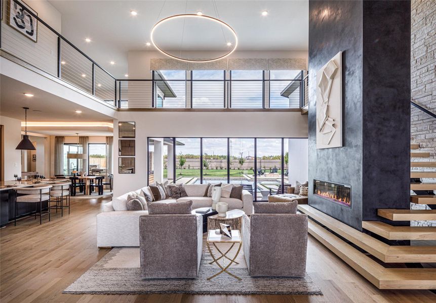 Furnished interior view inside a new home in , Sugar Land (Image 3).