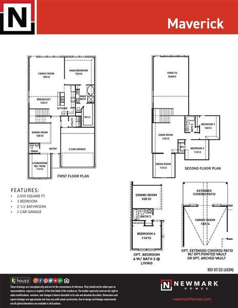 Structural Selections, 4 bedrooms, 3 full bathrooms.