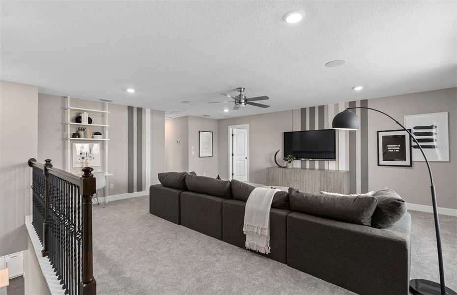 Furnished interior view inside a new home in Sunrise Estates, West Melbourne (Image 10).