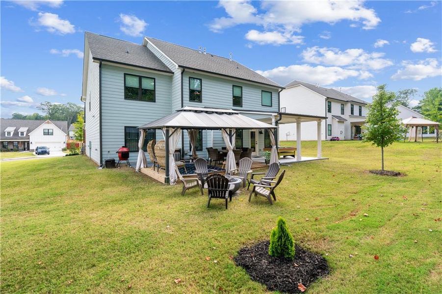 Exterior details and patio area of a home in Springside Reserve, Powder Springs (Image 35). Exterior details and patio area of a home in Springside Reserve, Powder Springs (Image 35).