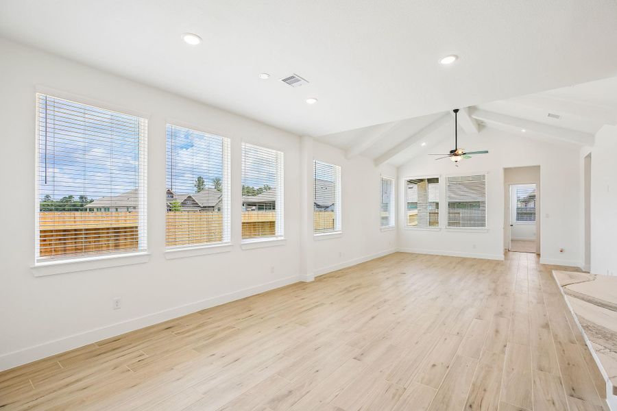Spacious, unfurnished interior of a new home in The Trails 50's, New Caney (Image 18).