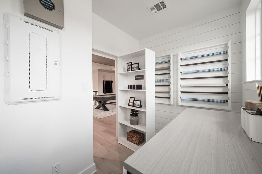 Furnished interior view inside a new home in Harvest Green 75′, Richmond (Image 33).