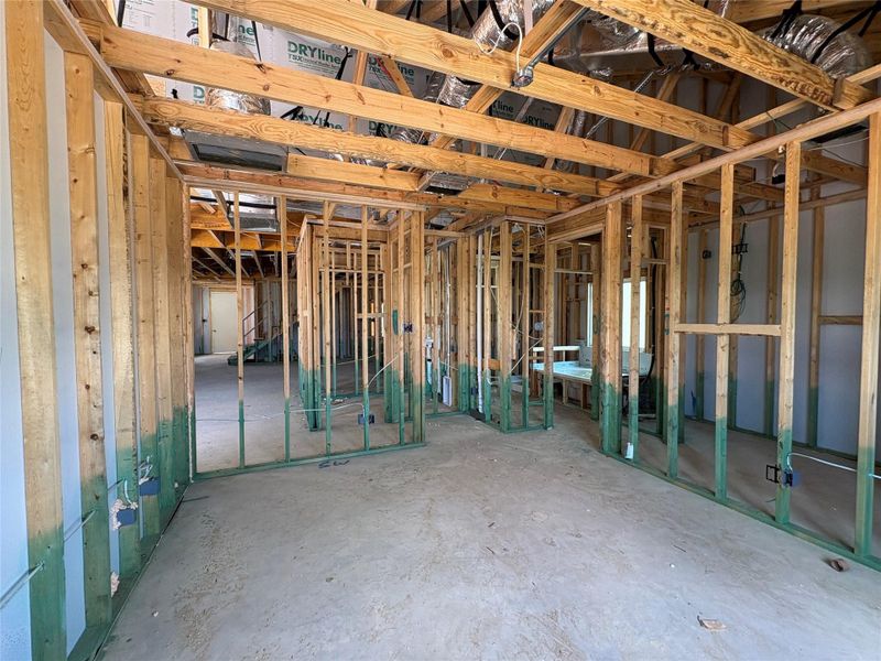 Spacious, unfurnished interior of a new home in The Homestead at Lariat, Liberty Hill (Image 8). Spacious, unfurnished interior of a new home in The Homestead at Lariat, Liberty Hill (Image 8).