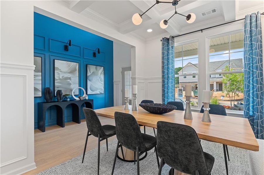 Furnished interior view inside a new home in Westwind Estates, Hampton (Image 41).
