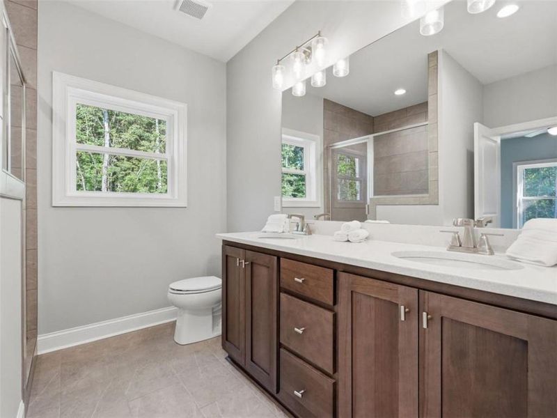 Furnished interior view inside a new home in , Talking Rock (Image 19).