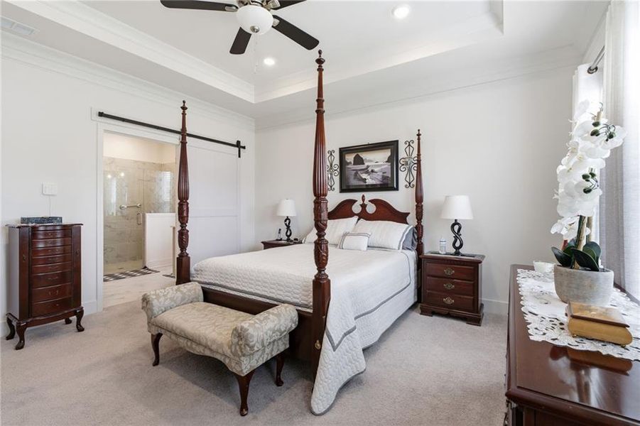 Furnished interior view inside a new home in The Court at Gainesville Township, Gainesville (Image 8).