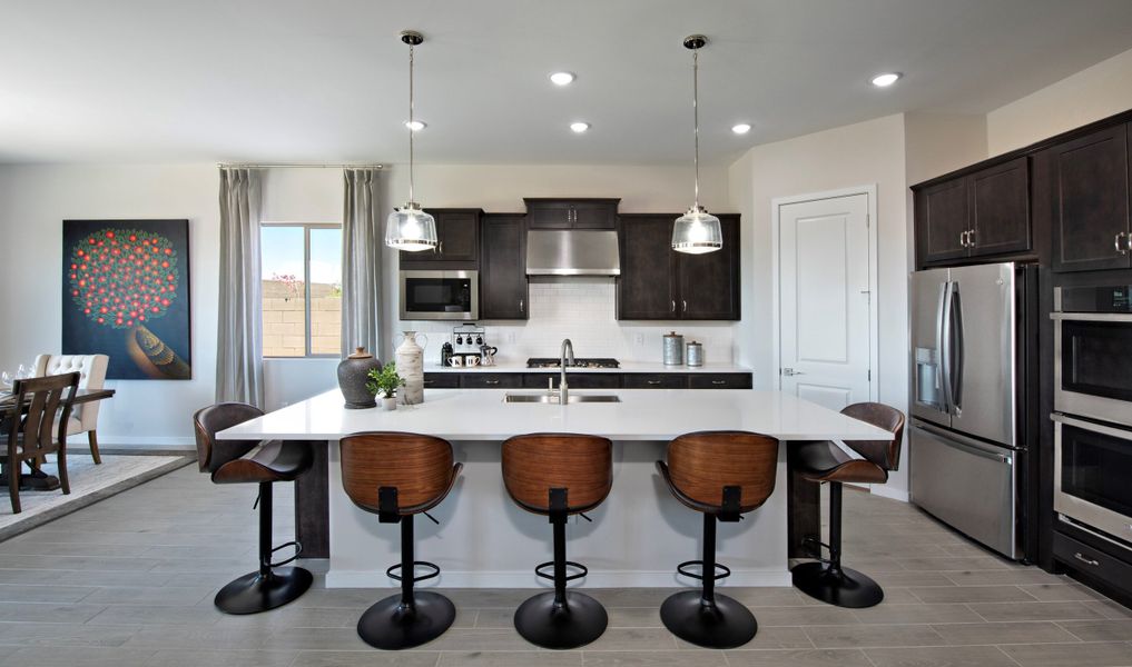 Dining area near kitchen