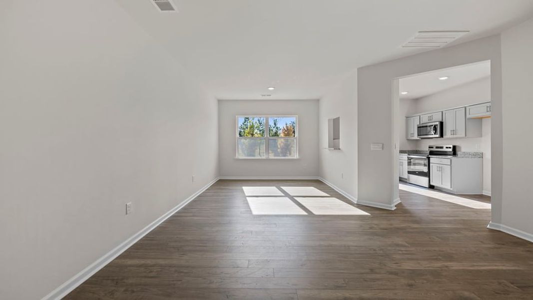 Spacious, unfurnished interior of a new home in Brookside Ridge Townhomes, Greer (Image 14). Spacious, unfurnished interior of a new home in Brookside Ridge Townhomes, Greer (Image 14).