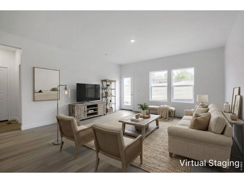 Furnished interior view inside a new home in Prairie Song, Windsor (Image 4).
