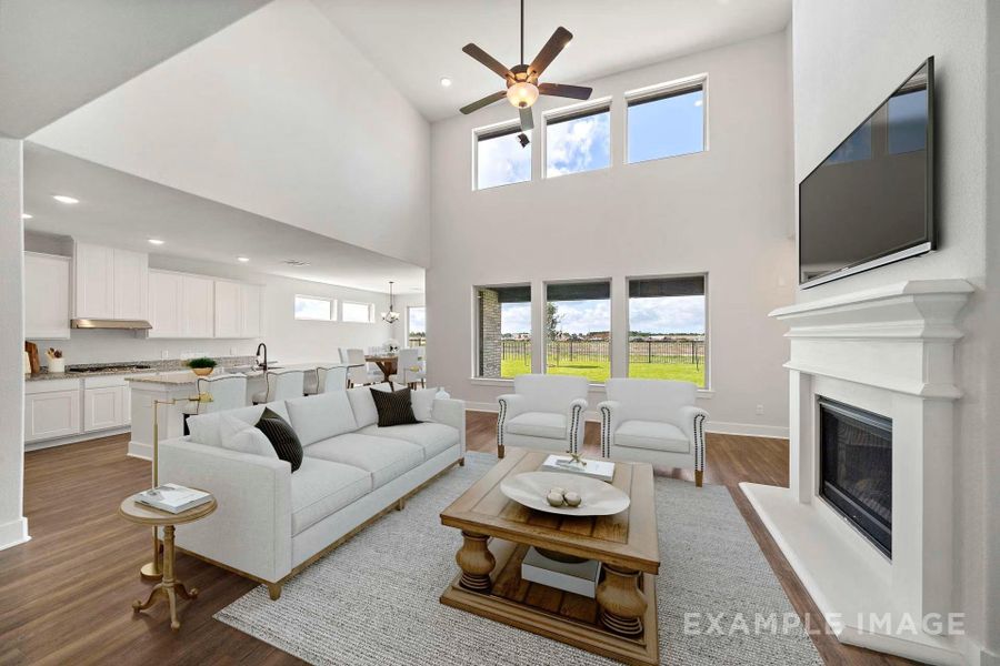 Furnished interior view inside a new home in Lago Mar, Texas City (Image 4).