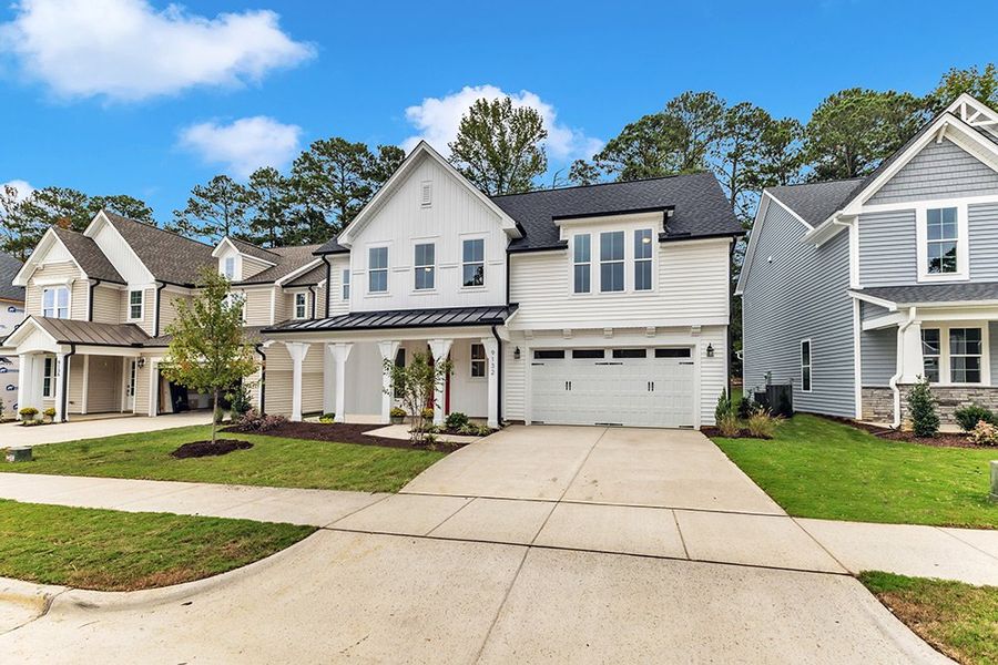Representative exterior photo of a completed home built from the The Highland by RobuckHomes in Baylee Ridge, Selma, NC (Image 26). Representative exterior photo of a completed home built from the The Highland by RobuckHomes in Baylee Ridge, Selma, NC (Image 26).
