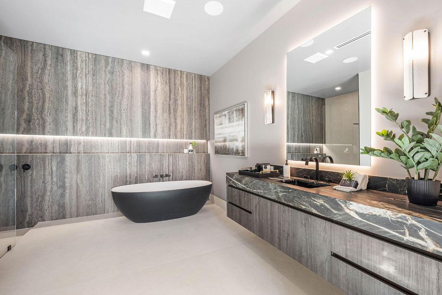 Furnished interior view inside a new home in , Boca Raton (Image 11).