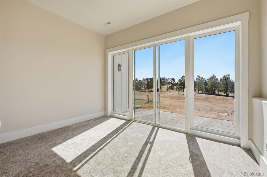 Sliding door from 2nd bedroom, Opens to patio Sliding door from 2nd bedroom, Opens to patio
